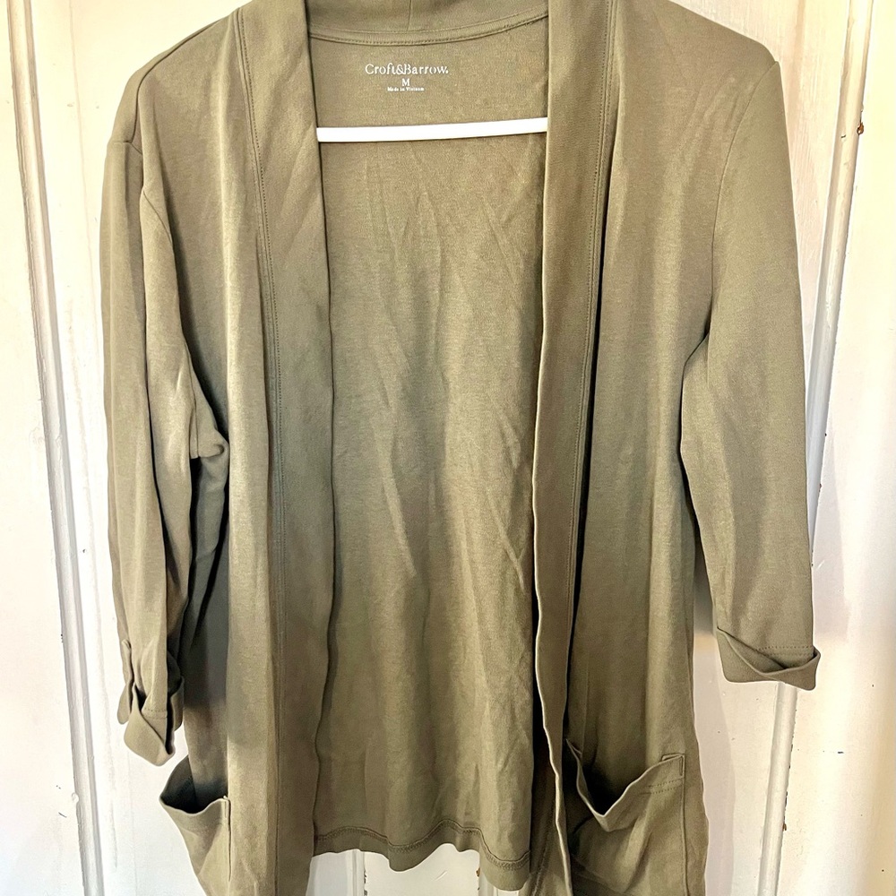 Croft & Barrow Sage Green Sweater